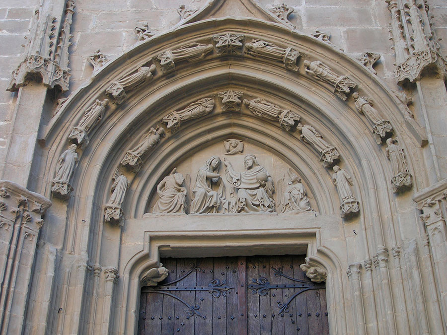 Portada De San José. Catedral De Pamplona. Detalle General